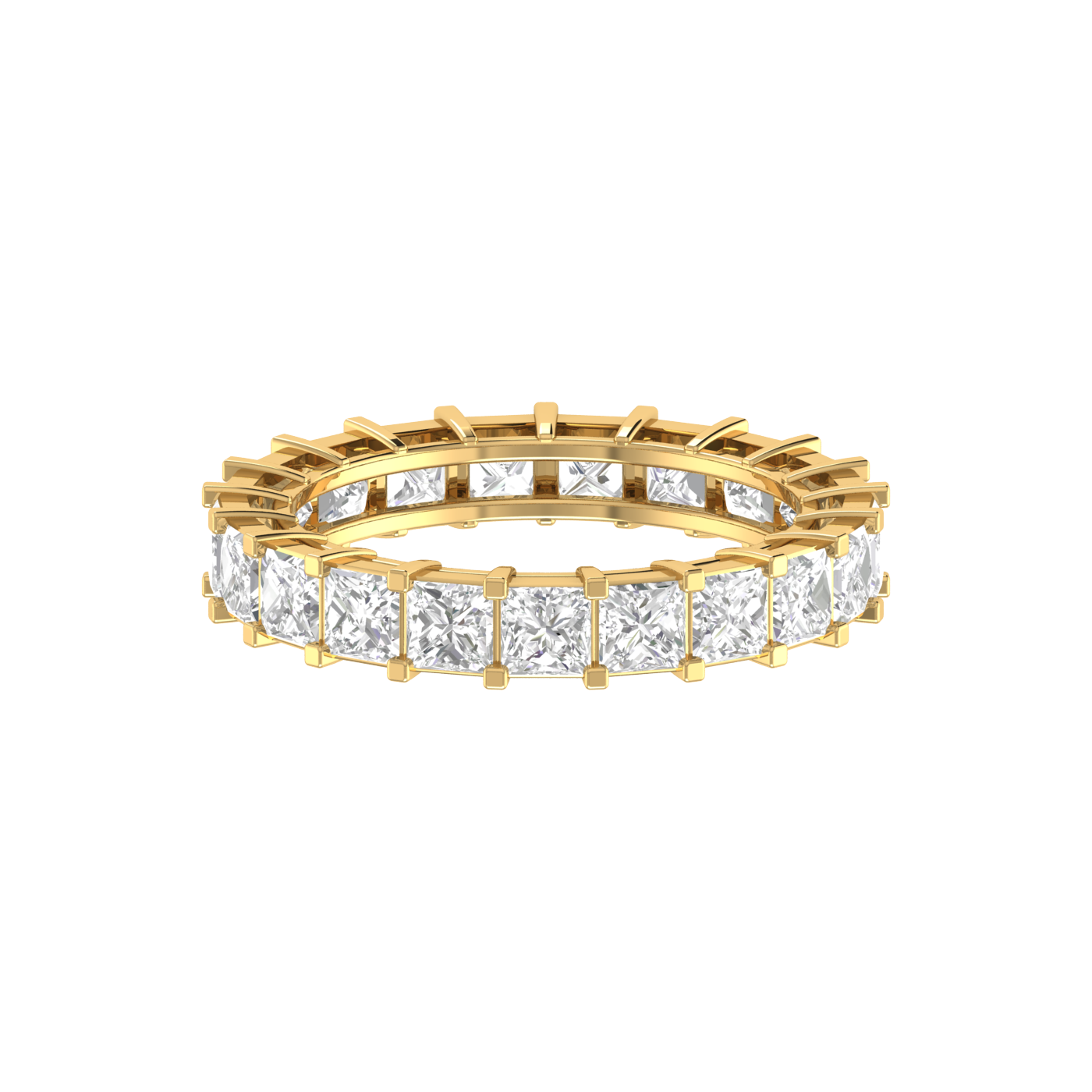 25 Pointer Yellow Gold Princess Cut Diamond Engagement Ring JL AU RD RN 9278Y   Jewelove.US