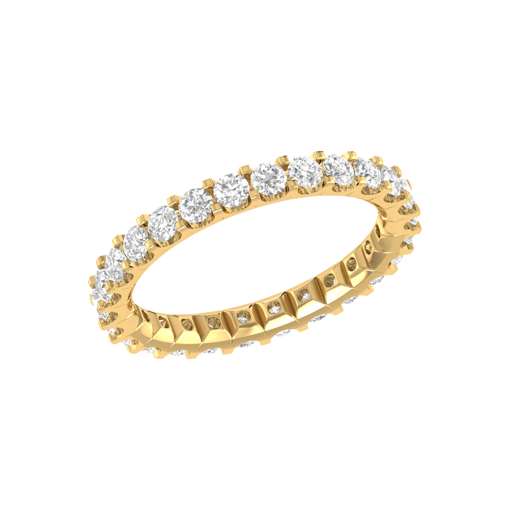 Yellow Gold Diamond Wedding Ring JL AU RD RN 9279Y   Jewelove.US