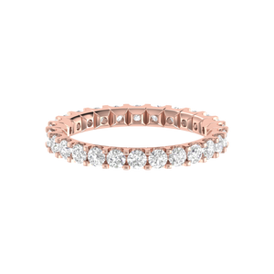 Rose Gold Diamond Wedding Ring JL AU RD RN 9279R   Jewelove.US