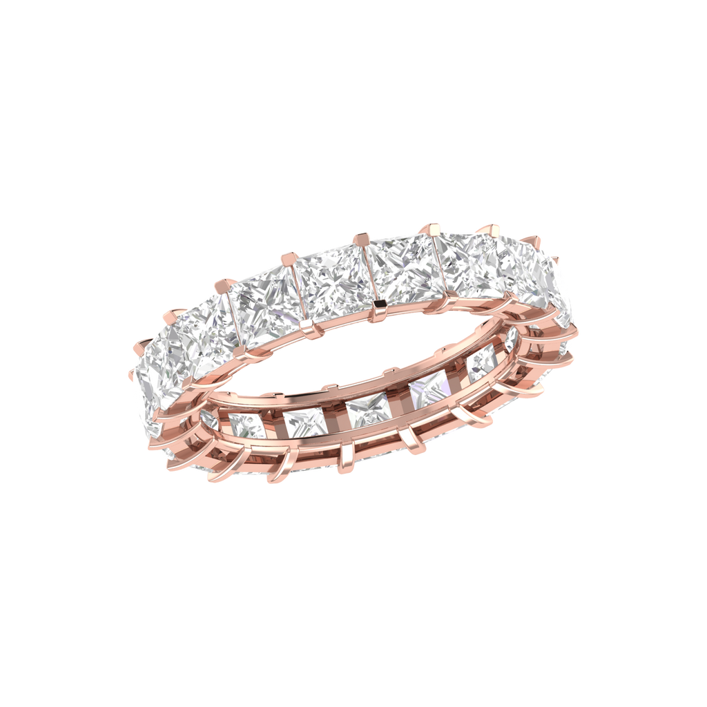 10 Pointer Rose Gold Princess Cut Diamond Engagement Ring JL AU RD RN 9281R-B   Jewelove.US