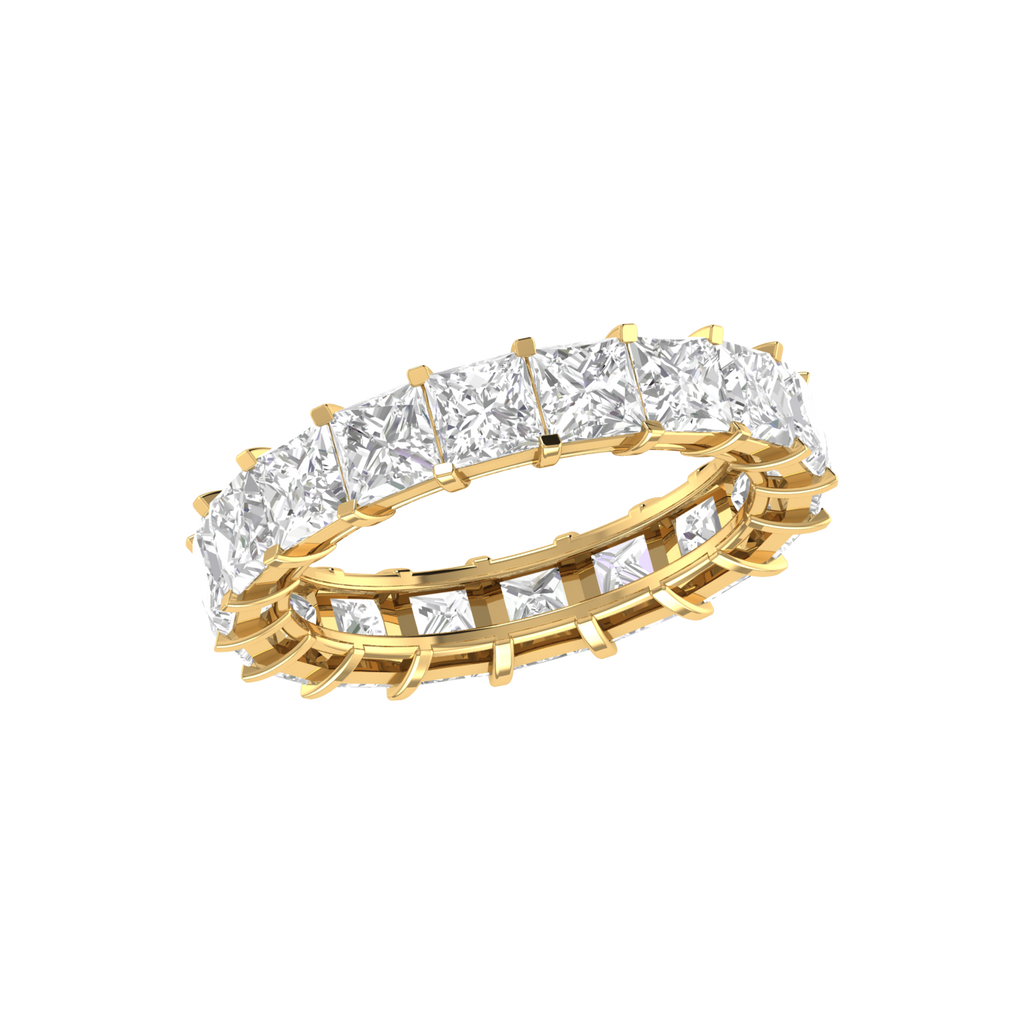 20 Pointer Yellow Gold Princess Cut Diamond Engagement Ring JL AU RD RN 9281Y-A   Jewelove.US