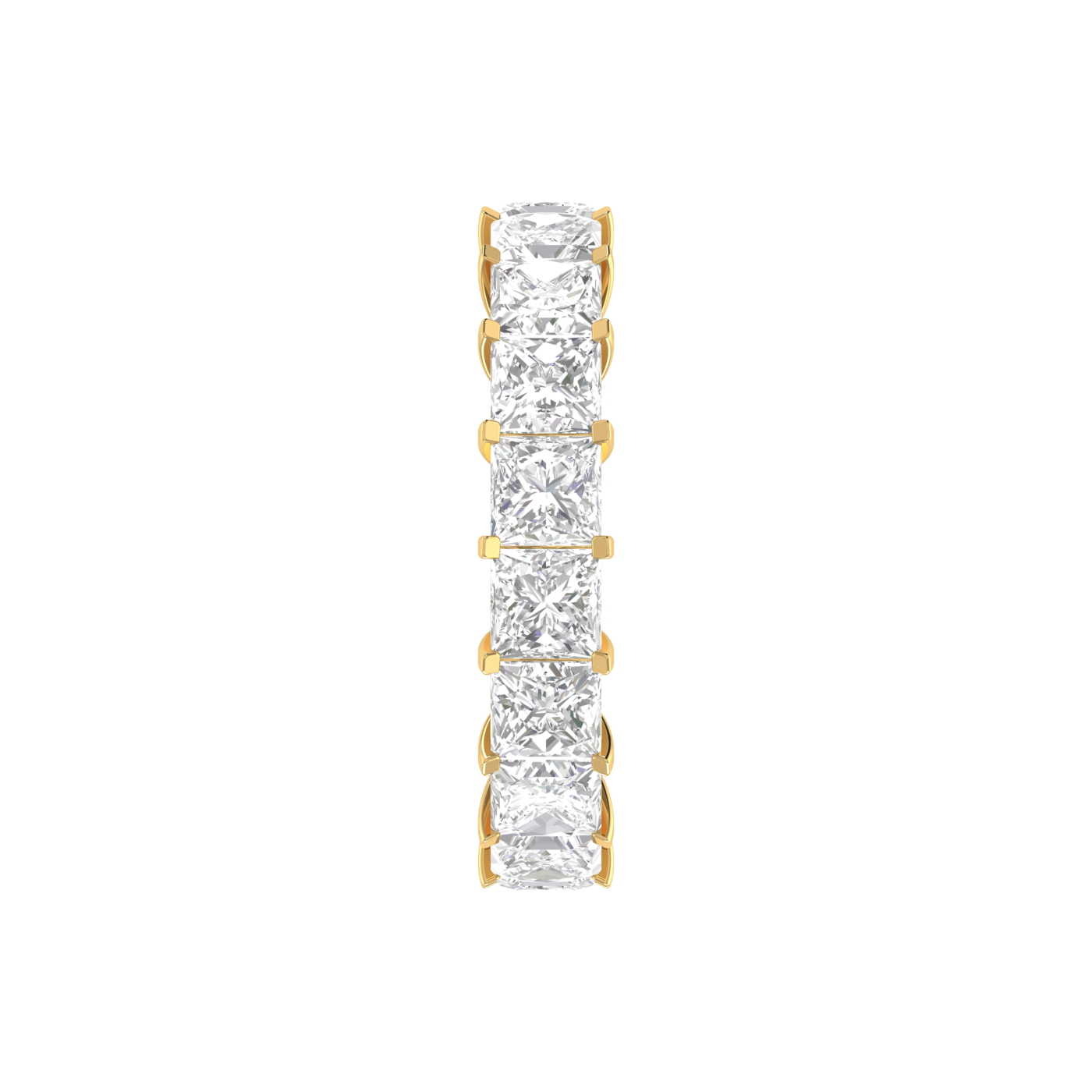 20 Pointer Yellow Gold Princess Cut Diamond Engagement Ring JL AU RD RN 9281Y-A   Jewelove.US