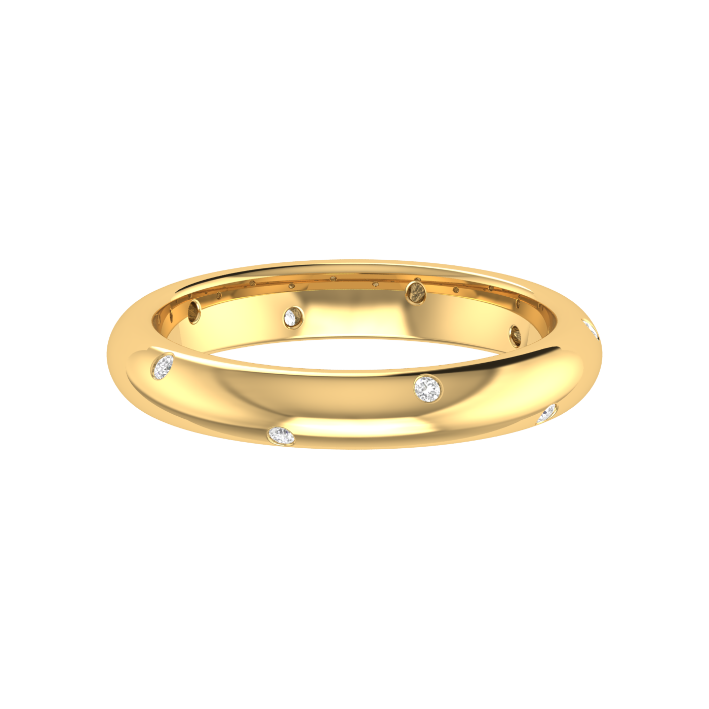 Yellow Gold Diamond Wedding Ring for Women JL AU RD RN 9284Y   Jewelove.US