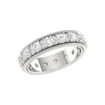 Load image into Gallery viewer, 15 Pointer Eternity Platinum Diamond Wedding Ring for Women JL PT RD RN 9287   Jewelove.US
