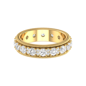 Eternity Yellow Gold Diamond Wedding Ring for Women JL AU RD RN 9287Y   Jewelove.US