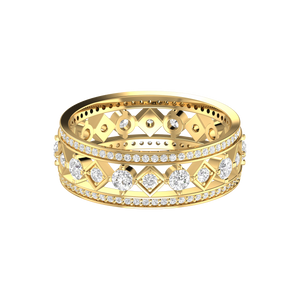 Designer Yellow Gold Diamond Wedding Ring JL AU RD RN 9289Y   Jewelove.US