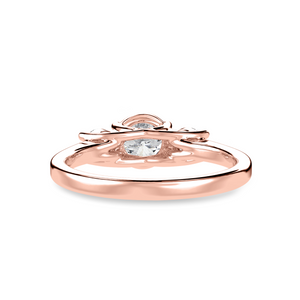 30-Pointer Solitaire Diamond Accents 18K Rose Gold Ring JL AU 1229R   Jewelove.US