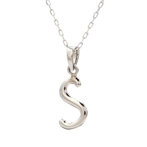 Platinum on sale alphabet pendants