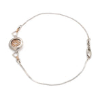 Load image into Gallery viewer, Platinum Rose Gold Heart Bracelet for Women JL PTB 745   Jewelove.US
