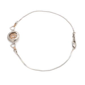 Platinum Rose Gold Heart Bracelet for Women JL PTB 745