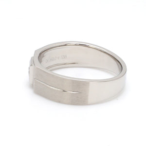 Diamond Platinum Ring for Men JL PT 1110   Jewelove.US
