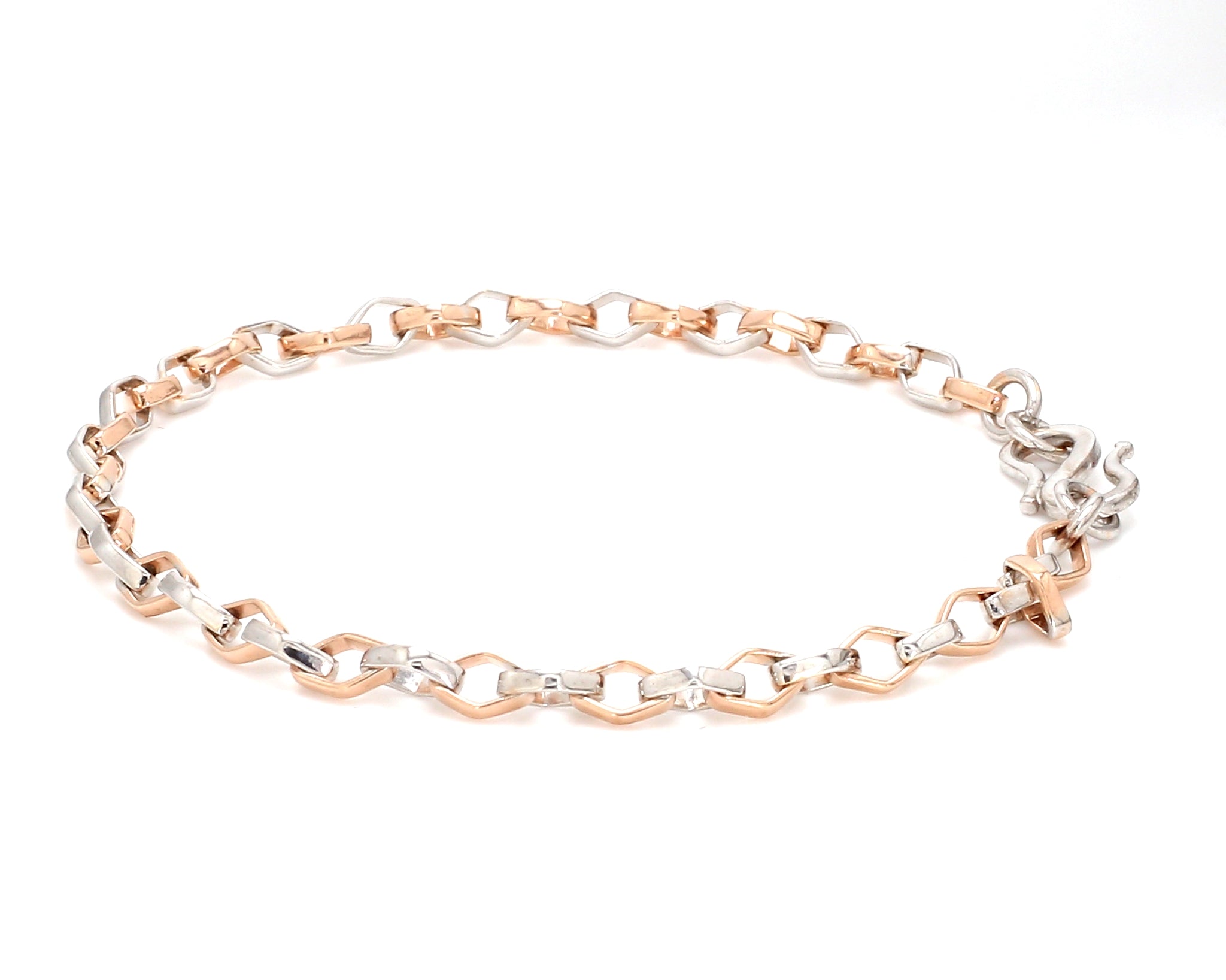 Platinum & Rose gold Bracelet JL PTB 854   Jewelove.US