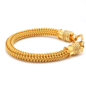 22K Yellow Gold Bracelet for Men JL AU   Jewelove.US