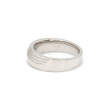 Load image into Gallery viewer, Side View of Unisex Platinum Plain Women&#39;s Rings JL PT 1153
