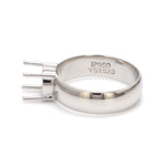 Load image into Gallery viewer, Platinum 4 Prong  Mounting Ring for Men JL PT 1220-M   Jewelove.US
