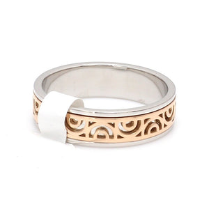 Designer Platinum & Rose Gold Couple Rings JL PT 1115  Men-s-Ring-only Jewelove.US