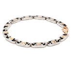 Load image into Gallery viewer, Platinum &amp; Rose gold Bracelet for Men JL PTB 1076   Jewelove.US
