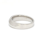 Load image into Gallery viewer, Side View of Unisex Platinum Plain Men&#39;s Rings JL PT 1153

