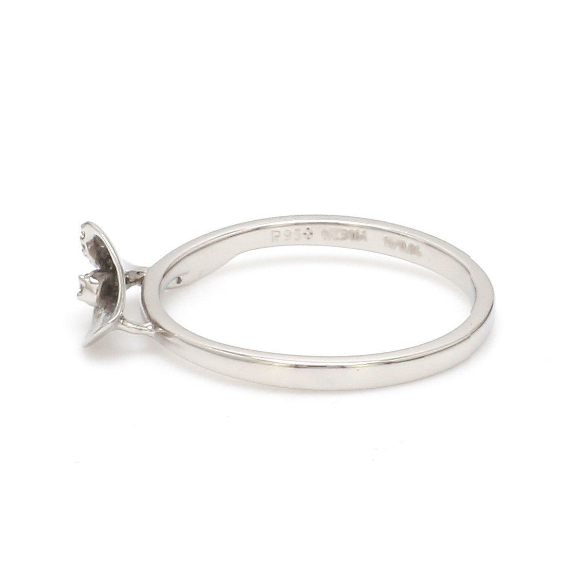 Platinum Diamond Ring for Women JL PT LR 11