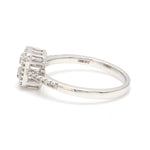 Load image into Gallery viewer, Emerald Cut Solitaire-look Platinum Engagement Ring for Women JL PT 1011   Jewelove
