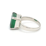 Load image into Gallery viewer, Customised Platinum Ring with Emerald
