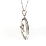 Load image into Gallery viewer, Customised Platinum Star Moon Pendant JL PT P 307   Jewelove.US
