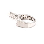 Load image into Gallery viewer, Designer 18K White Gold with Diamond Princess Cut Ring with a Openable Secret Message for Men JL PT 1009
