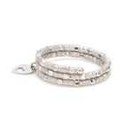 Load image into Gallery viewer, Unique Textured Japanese 2 Row Flexible Size Platinum Ring JL PT 1073
