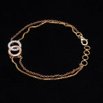 Load image into Gallery viewer, Customised 14K Gold Bracelet with Diamonds   Jewelove.US
