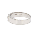 Load image into Gallery viewer, Customised 0.25 cts. Single Diamond Platinum Ring for Men SJ PTO 311-Z
