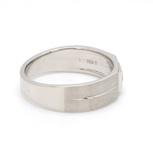 Diamond Platinum Ring for Men JL PT 1110   Jewelove.US