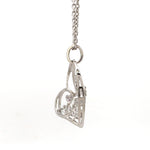 Load image into Gallery viewer, Platinum Ruby Heart Pendant with Diamond for Women JL PT P 18023   Jewelove.US
