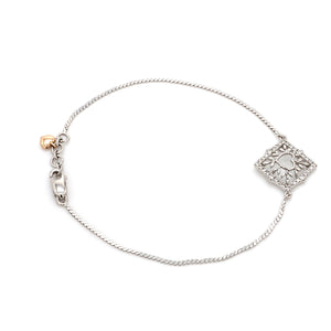Platinum Diamond Bracelet for Women JL PTB 744