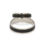 Load image into Gallery viewer, Customised Platinum Band with Black Rhodium JL PT 950   Jewelove.US
