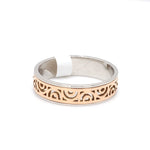 Load image into Gallery viewer, Designer Platinum &amp; Rose Gold Couple Rings JL PT 1115  Women-s-Band-only Jewelove.US
