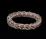 Load image into Gallery viewer, 3D Platinum &amp; Rose Gold Bracelet for Men JL PTB 703-A   Jewelove.US
