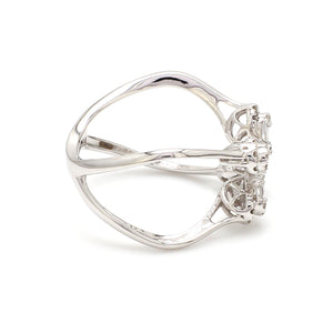 Designer Platinum Baguette Diamond Ring for Women JL PT 1007