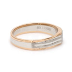 Load image into Gallery viewer, Platinum &amp; Rose Gold Fusion Single Diamond Ring for Men JL PT 997   Jewelove.US
