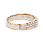 Load image into Gallery viewer, Platinum &amp; Rose Gold Fusion Single Diamond Ring for Men JL PT 997
