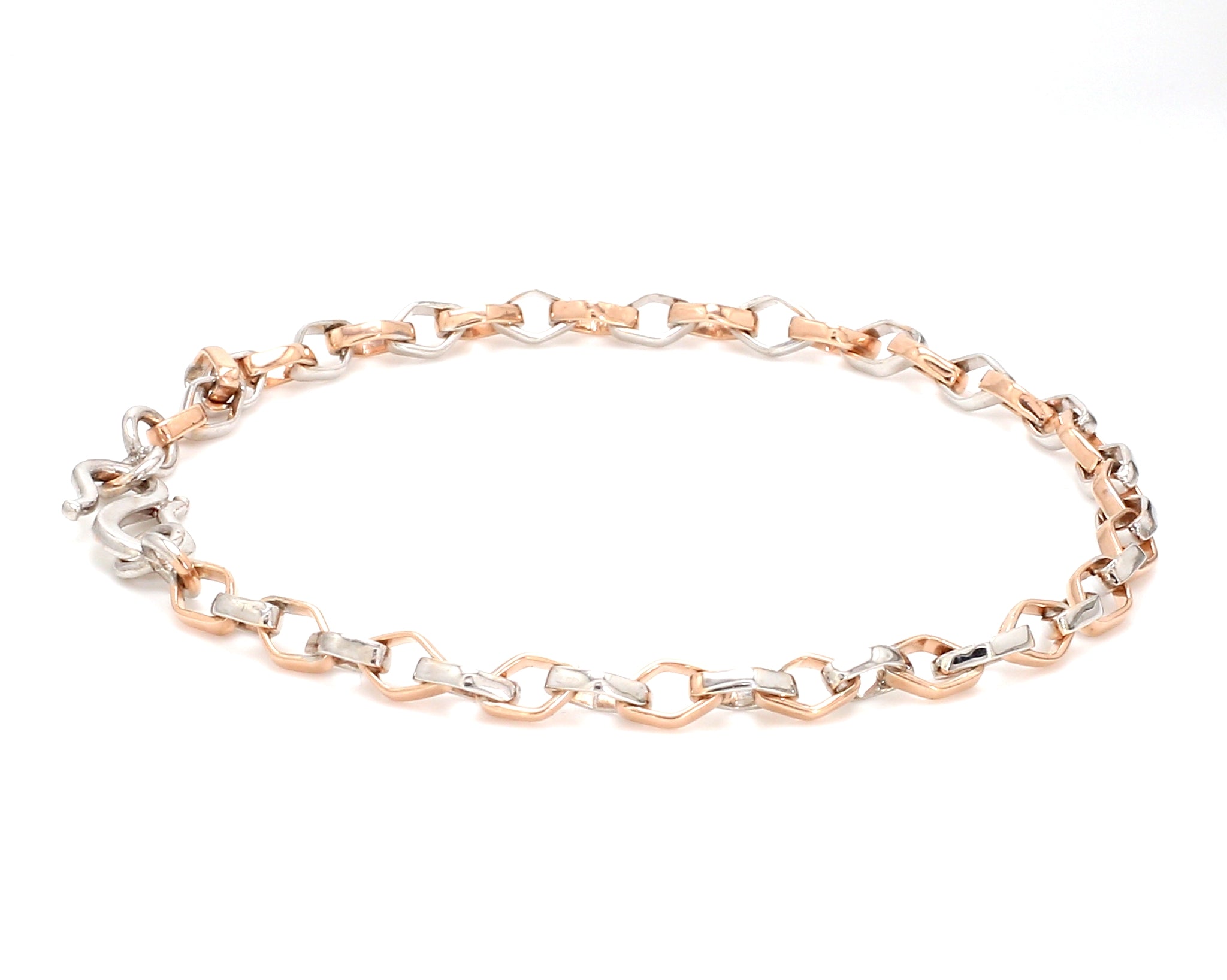 Platinum & Rose gold Bracelet JL PTB 854   Jewelove.US