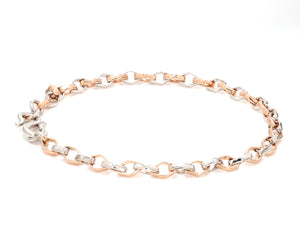 Platinum & Rose gold Bracelet JL PTB 854