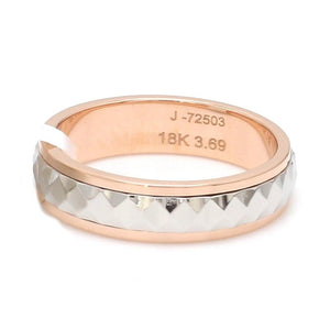 Designer Platinum & Rose Gold Ring for Women JL PT 1122