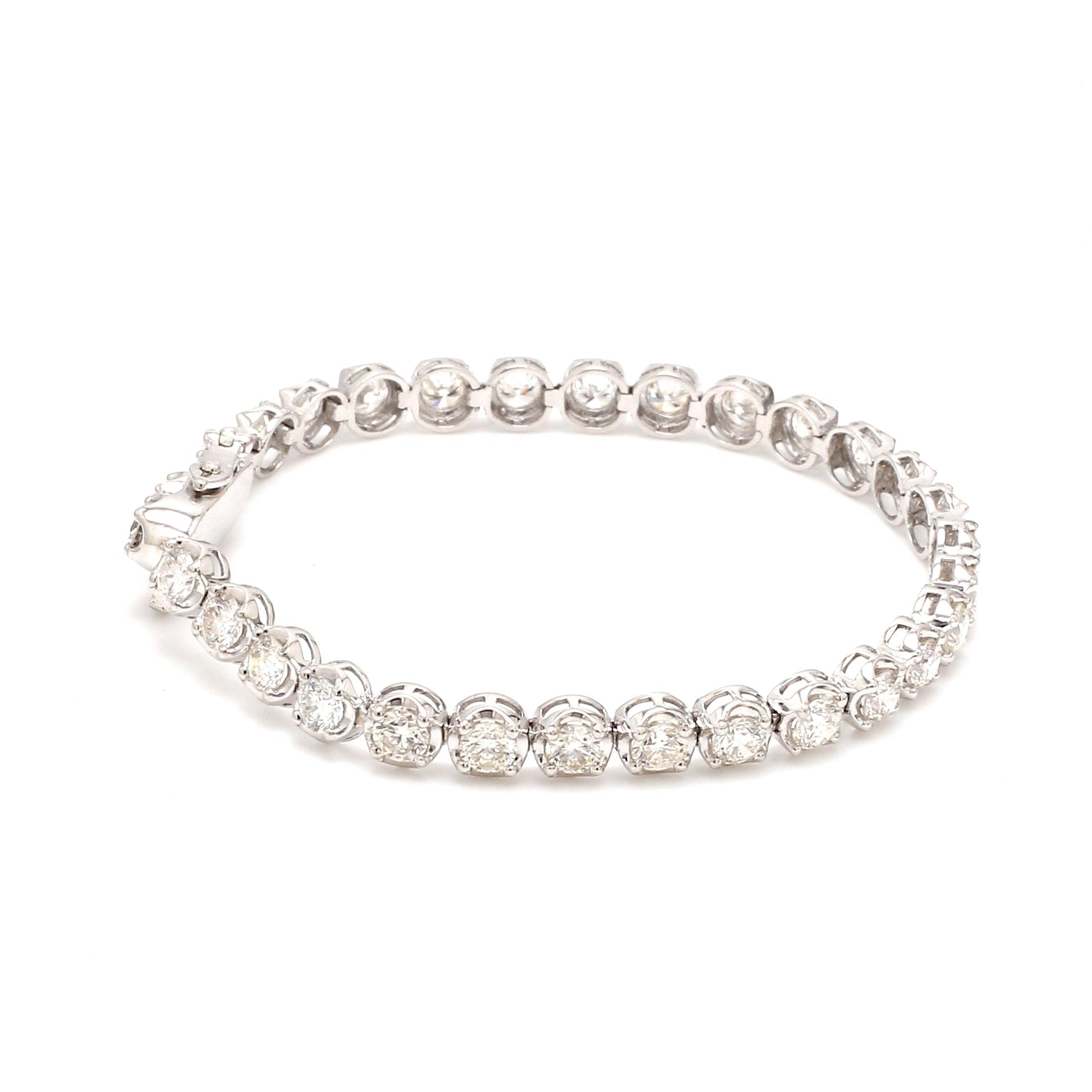 18-Pointer Diamond Tennis Bracelet JL PTB 755   Jewelove.US