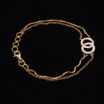 Load image into Gallery viewer, Customised 14K Gold Bracelet with Diamonds   Jewelove.US
