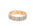 Load image into Gallery viewer, Platinum &amp; Rose Gold Ring  for Men JL PT 1123
