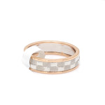 Load image into Gallery viewer, Chess Couple Rings in Platinum &amp; Rose Gold with Single Diamonds JL PT 1114   Jewelove.US
