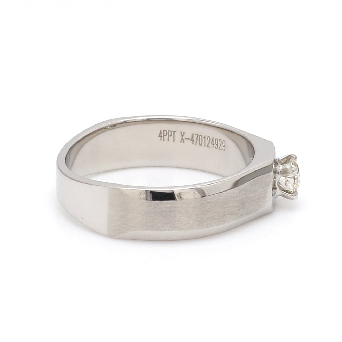 Platinum Solitaire Couple Rings JL PT 983