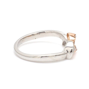 Platinum & Rose Gold Couple Rings JL PT 999