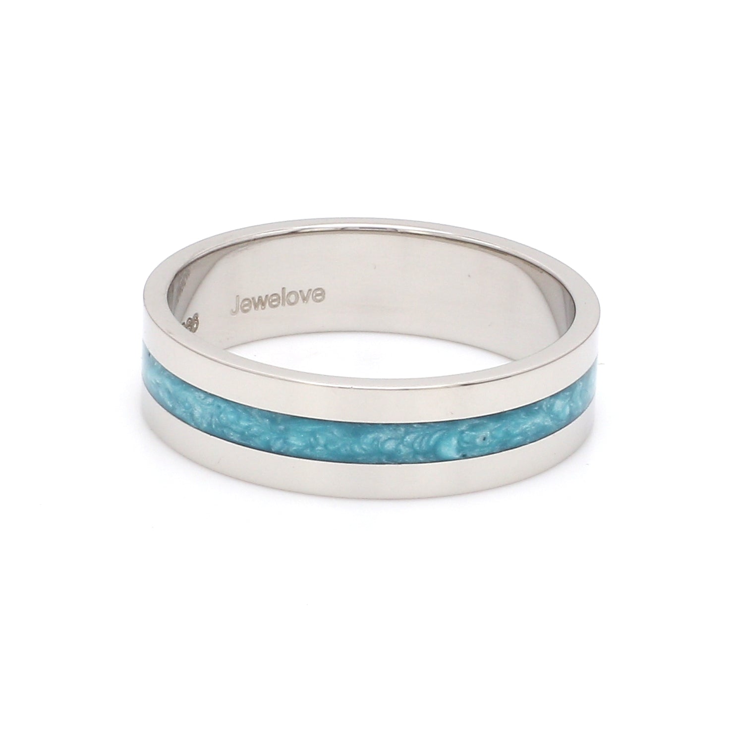 Plain Platinum Ring for Men JL PT 1119