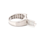 Load image into Gallery viewer, Designer 18K White Gold with Diamond Princess Cut Ring with a Openable Secret Message for Men JL PT 1009
